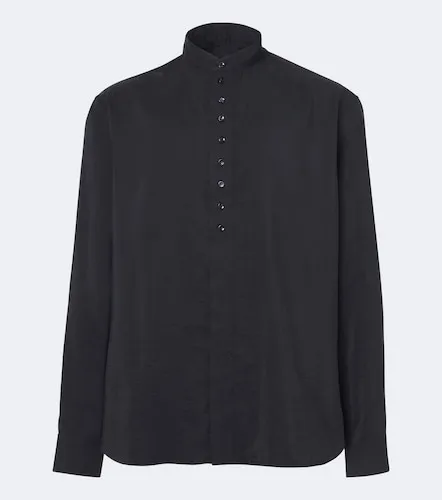 Chemise en soie mélangée - Giorgio Armani - Modalova