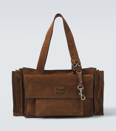 Miu Miu Cabas Utilitaire en daim - Miu Miu - Modalova