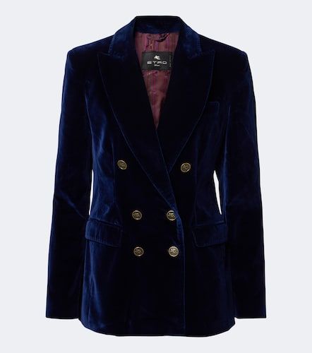 Etro Blazer en velours de coton - Etro - Modalova