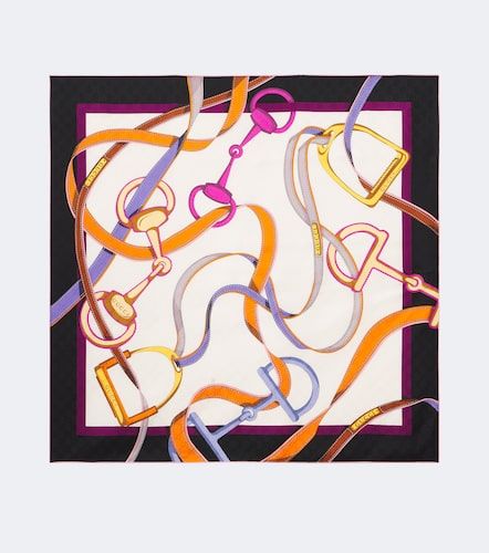 Gucci Foulard en soie à imprimé - Gucci - Modalova