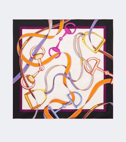 Gucci Foulard en soie à imprimé - Gucci - Modalova