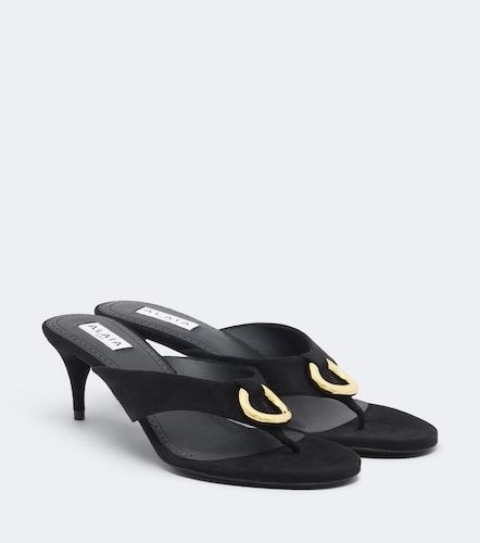 Alaïa Mules Infra en daim - Alaia - Modalova