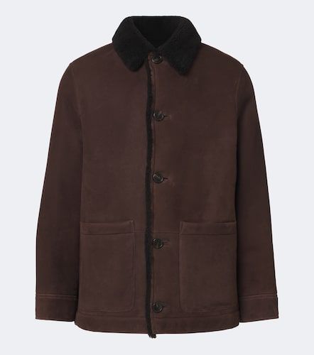Veste en daim et shearling - Yves Salomon - Modalova