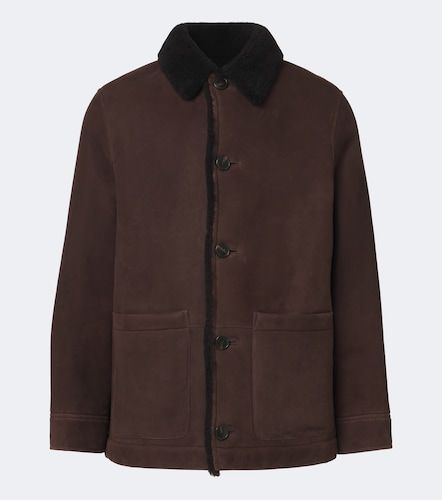 Veste en daim et shearling - Yves Salomon - Modalova