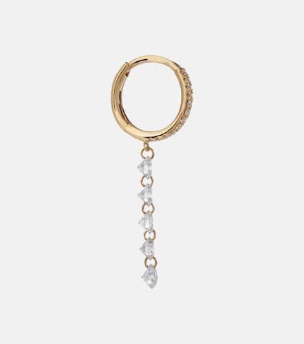 Boucle d'oreille unique Piercing en or 18 ct et diamants - Persée - Modalova