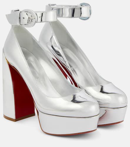 Escarpins Movidastrap en cuir métallisé - Christian Louboutin - Modalova