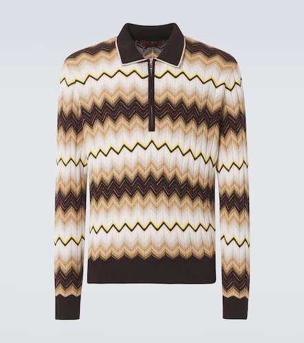 Pull Zigzag en coton et laine - Missoni - Modalova