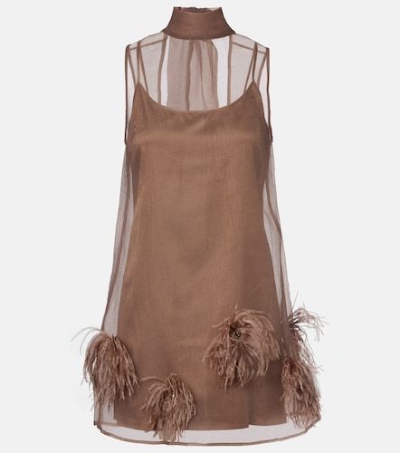 Staud Robe Albee à plumes - Staud - Modalova