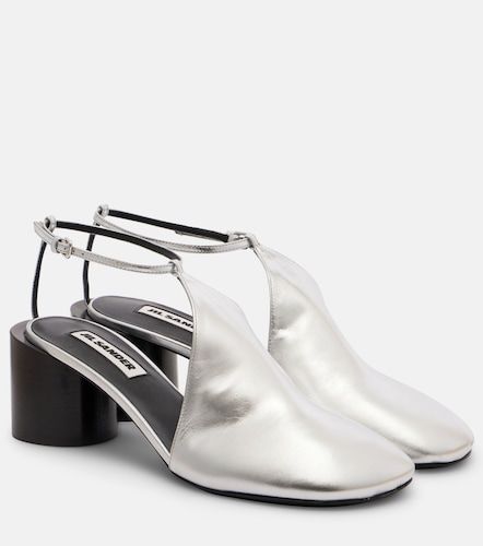 Escarpins en cuir métallisé - Jil Sander - Modalova