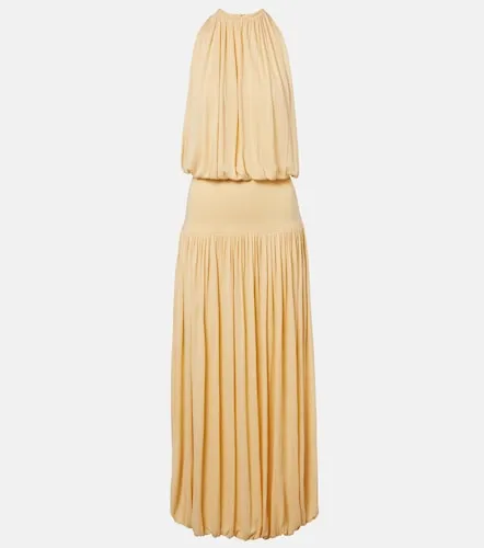 Robe longue en jersey à fronces - Toteme - Modalova