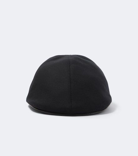 Casquette gavroche en laine et cachemire - Giorgio Armani - Modalova