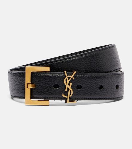 Ceinture Cassandre en cuir - Saint Laurent - Modalova