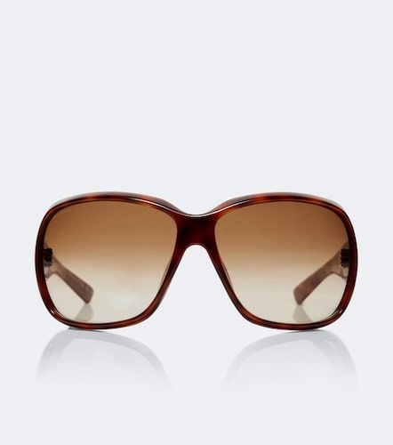 Lunettes de soleil carrées Script - Gucci - Modalova