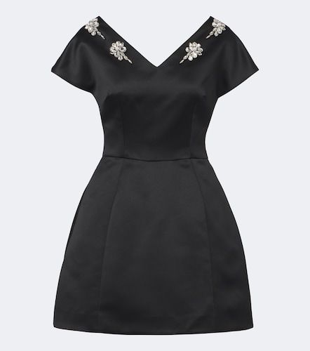 Robe en satin à ornements - Simone Rocha - Modalova