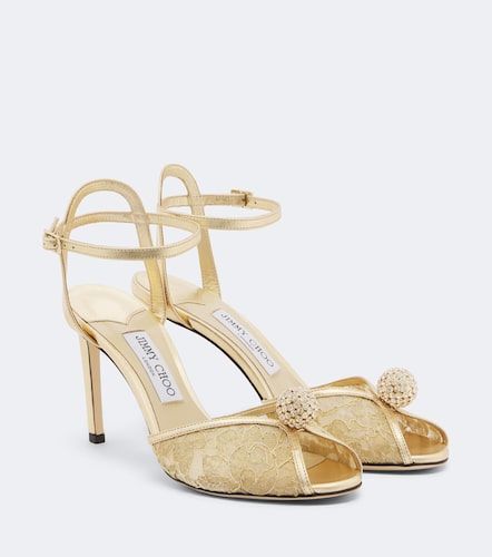Sandales Sacora en dentelle à ornements - Jimmy Choo - Modalova
