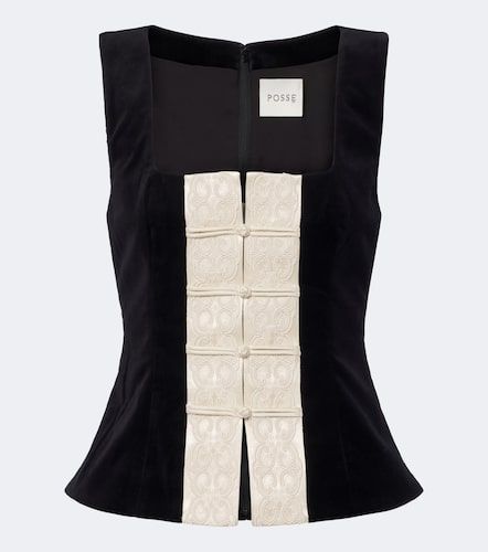 Top Florian en velours de coton - Posse - Modalova