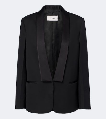 Veste de smoking en laine vierge - Fendi - Modalova