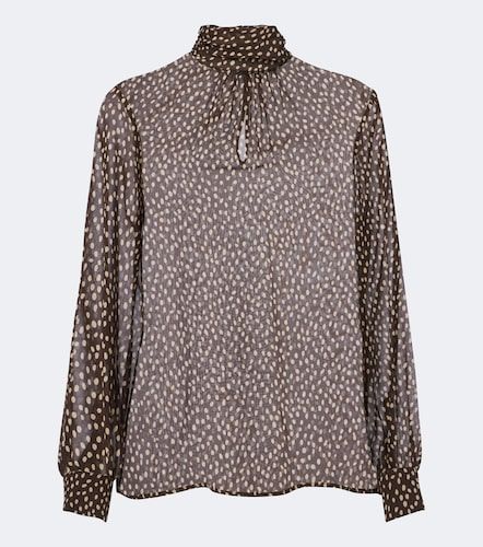 Blouse Remie en soie à pois - Nili Lotan - Modalova