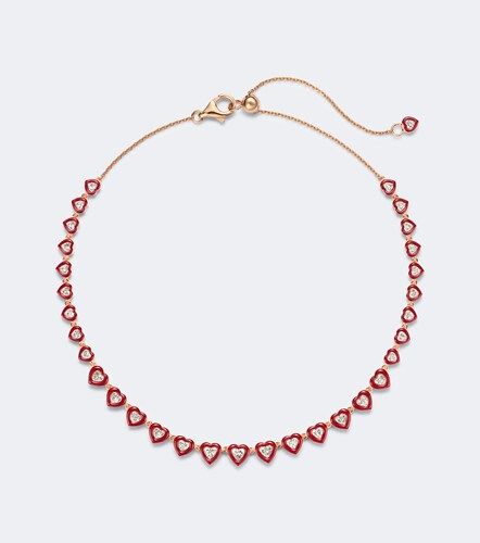 Choker Candy Crush en or rose 18 ct, émail et diamants - Kamyen - Modalova