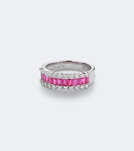 Bague Baguette Love en or blanc 18 ct, rubis et diamants - Bucherer Fine Jewellery - Modalova