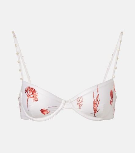 Haut de bikini Magdalena imprimé à perles fantaisie - Agua by Agua Bendita - Modalova