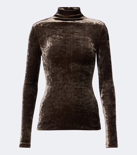 Top Ilene en velours - Ralph Lauren Collection - Modalova