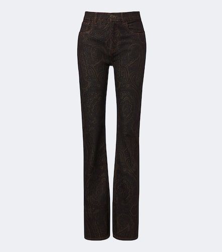 Jean straight à motif cachemire - Etro - Modalova