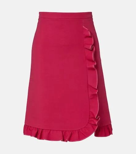 Jupe midi Crêpe Couture - Valentino Garavani - Modalova