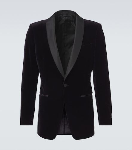 Veste de costume en velours - Tom Ford - Modalova