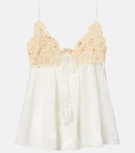 Top Alessia en coton à finitions en crochet - Ulla Johnson - Modalova