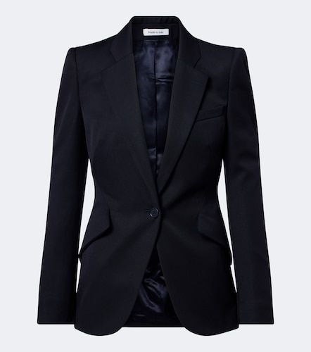 Blazer en laine grain de poudre - McQueen - Modalova