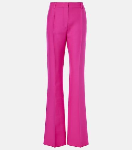 Pantalon évasé en Crepe Couture - Valentino Garavani - Modalova