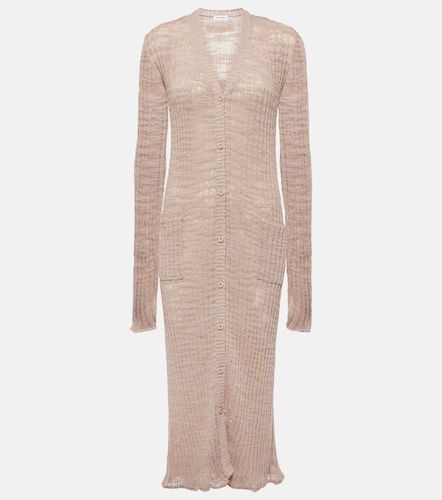 Cardigan en lin mélangé - Acne Studios - Modalova