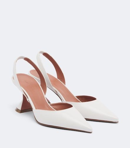 Escarpins slingback Holli en cuir - Amina Muaddi - Modalova