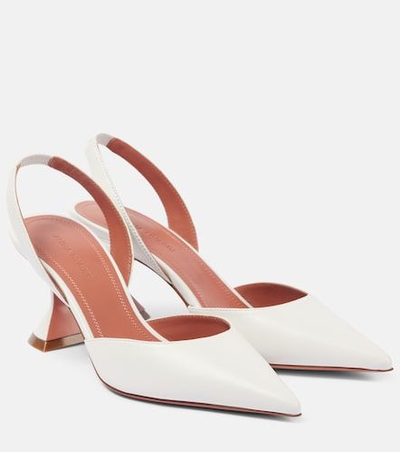 Escarpins slingback Holli en cuir - Amina Muaddi - Modalova