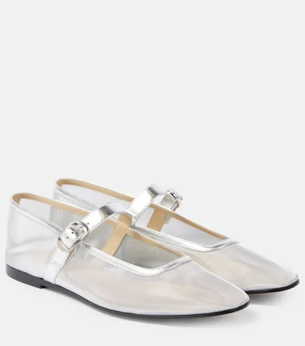 Le Monde Béryl Ballerines en résille et cuir - Le Monde Beryl - Modalova