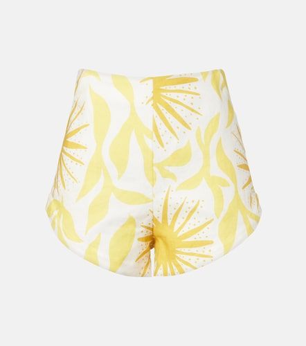Short Bahamas imprimé en lin - Cala de la Cruz - Modalova