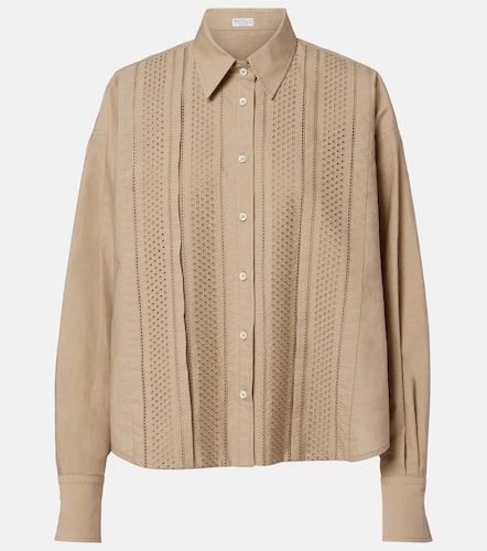 Chemise en coton mélangé - Brunello Cucinelli - Modalova