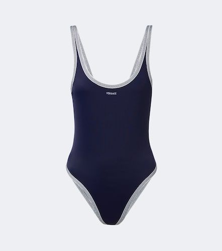 Maillot de bain Greca à logo brodé - Versace - Modalova