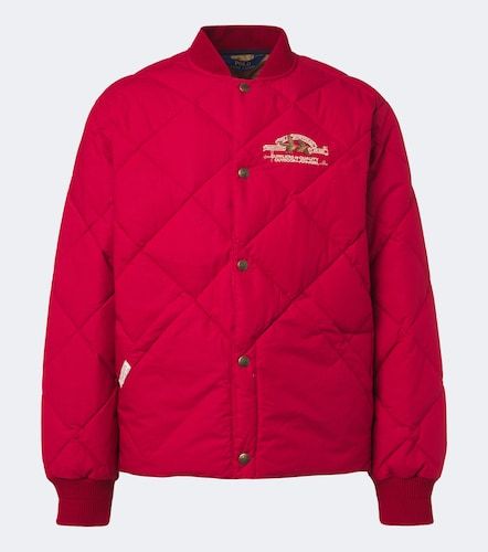 Veste bomber matelassée en coton mélangé - Polo Ralph Lauren - Modalova