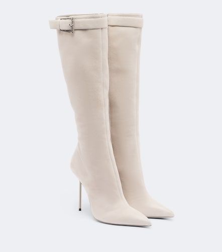 Bottes Lidia Buckle en daim - Paris Texas - Modalova