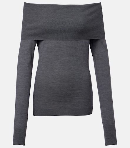 Top en laine vierge à encolure bardot - Stella McCartney - Modalova