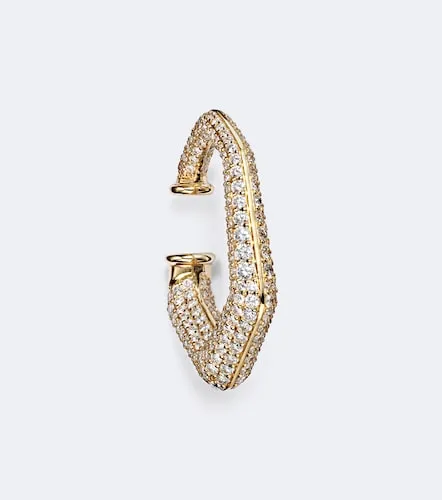 Boucle d'oreille unique en or 18 ct et diamants - Ananya - Modalova