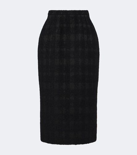 Jupe crayon en bouclé à carreaux - Dolce&Gabbana - Modalova