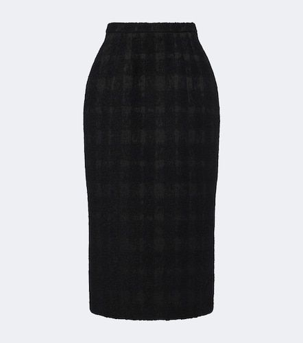 Jupe crayon en bouclé à carreaux - Dolce&Gabbana - Modalova