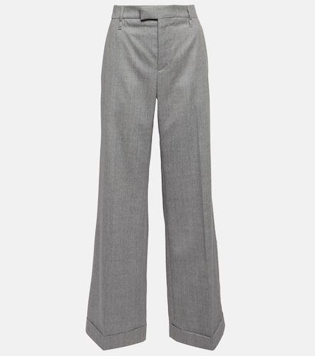 Pantalon ample à taille haute en laine - Brunello Cucinelli - Modalova