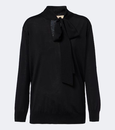 Pull en laine à col lavallière - Valentino Garavani - Modalova