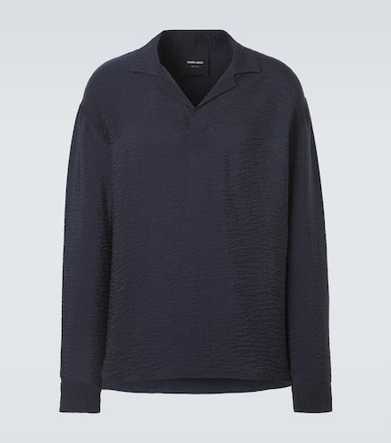 Giorgio Armani Polo en seersucker - Giorgio Armani - Modalova