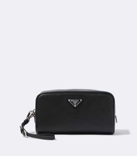 Trousse de toilette en cuir Saffiano - Prada - Modalova