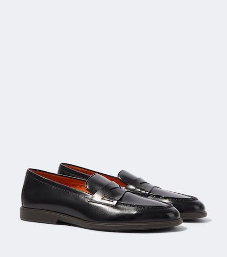 Santoni Mocassins Milo en cuir - Santoni - Modalova